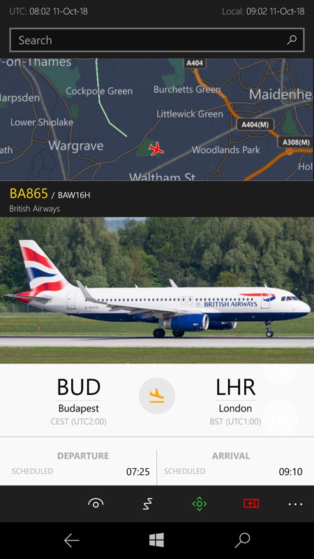 Screenshot, Flights Radar