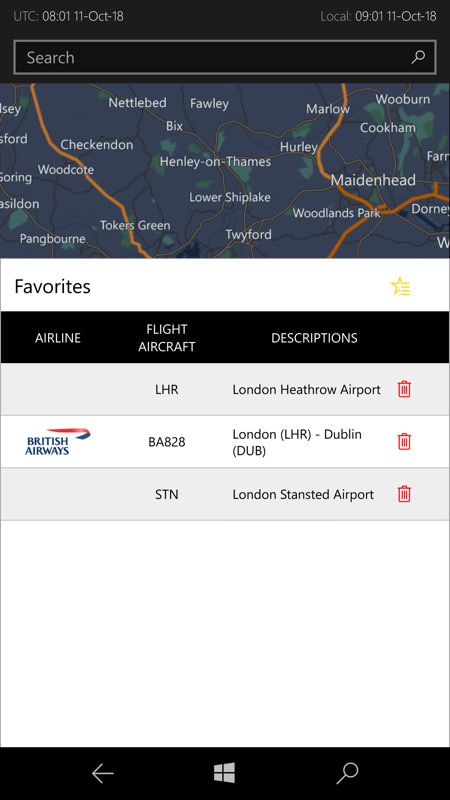 Screenshot, Flights Radar