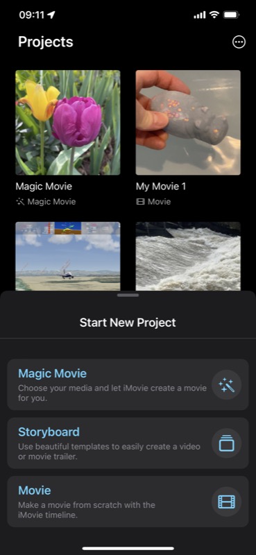 Add titles and audio to Magic Movie and storyboard clips in iMovie