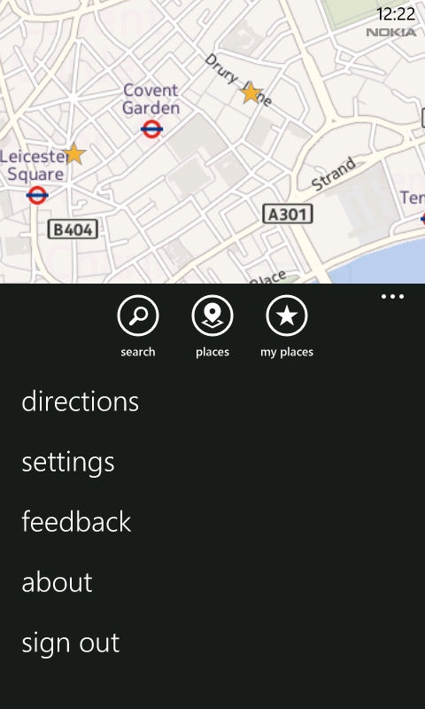 Nokia Maps screenshot