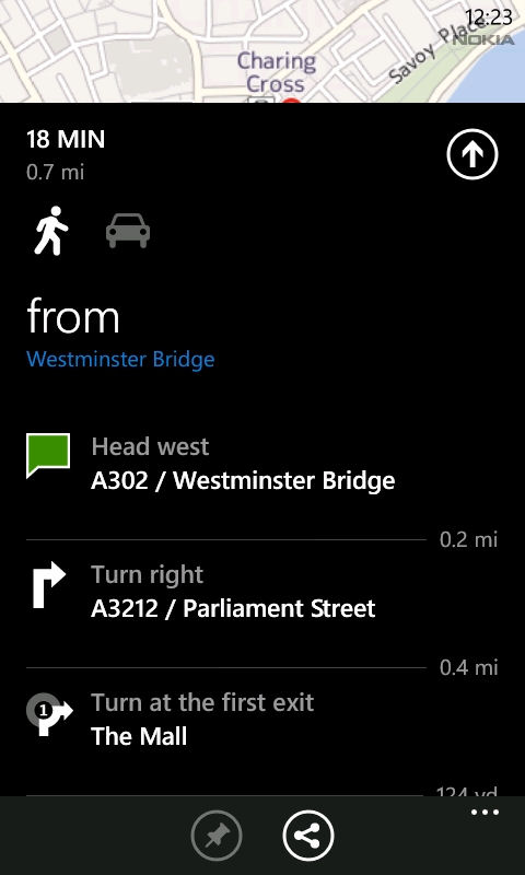 Nokia Maps screenshot