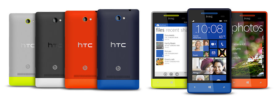 HTC 8S cpolours