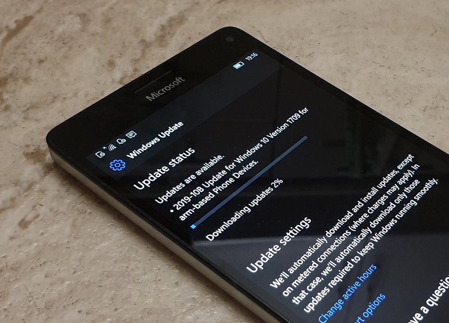 Windows 10 Mobile Updates For October 2019