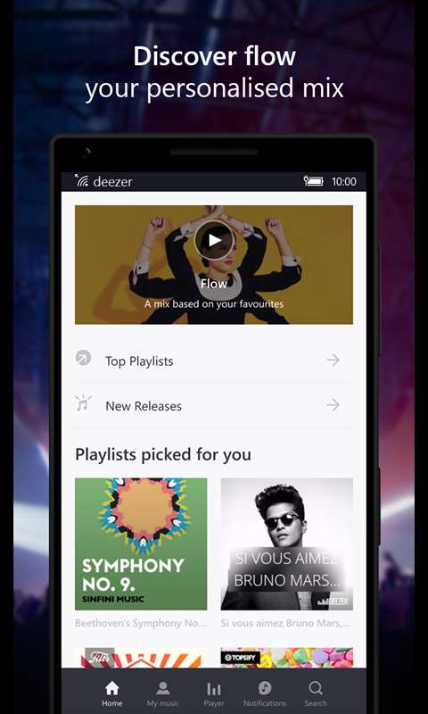 Screenshot, Deezer