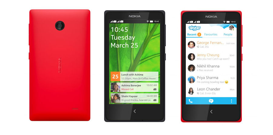 nokia xl red