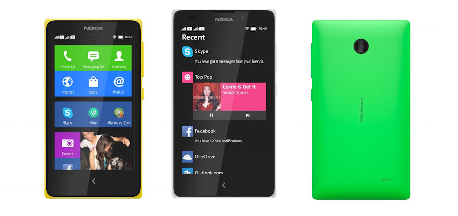 nokia xl green