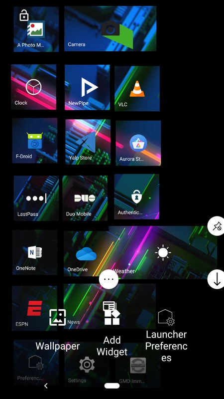 live tiles android