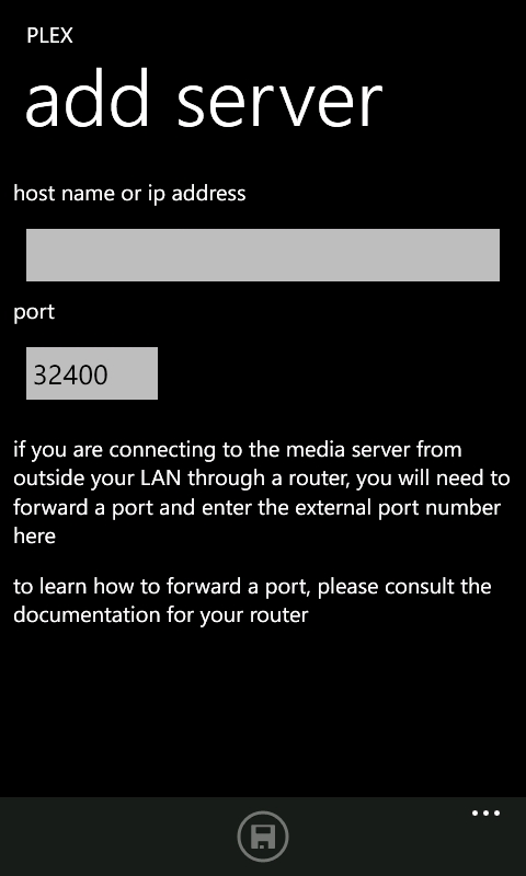 Adding servers to Plex – LAN servers are automatically discovered