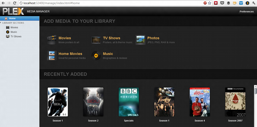 plex server android