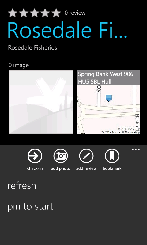 Qype for Windows Phone 7