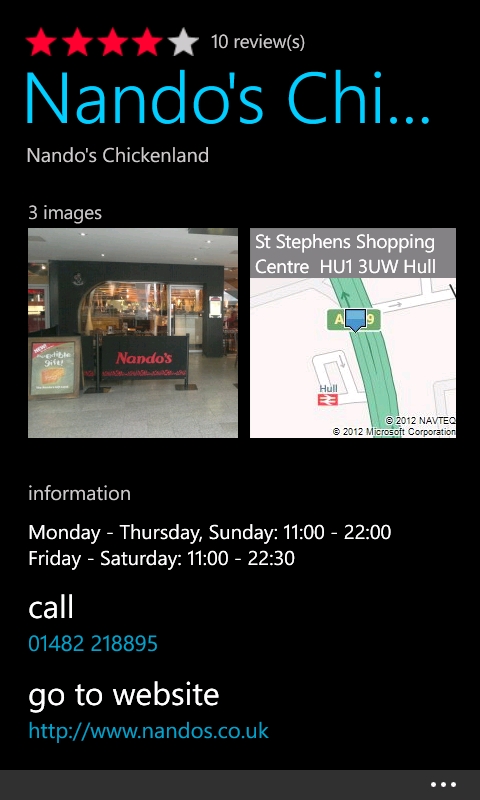 Qype for Windows Phone 7