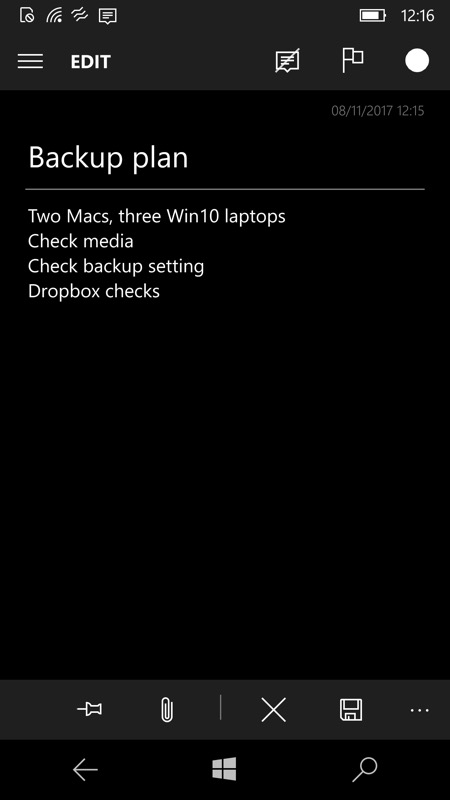 Screenshot Action Note UWP