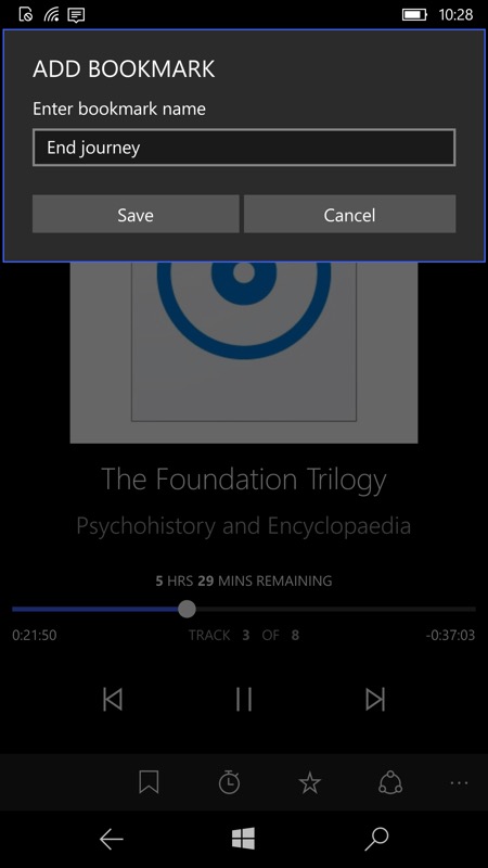 Screenshot, AudioBooked
