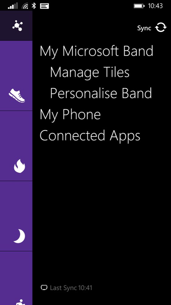 Microsoft Health screenshot