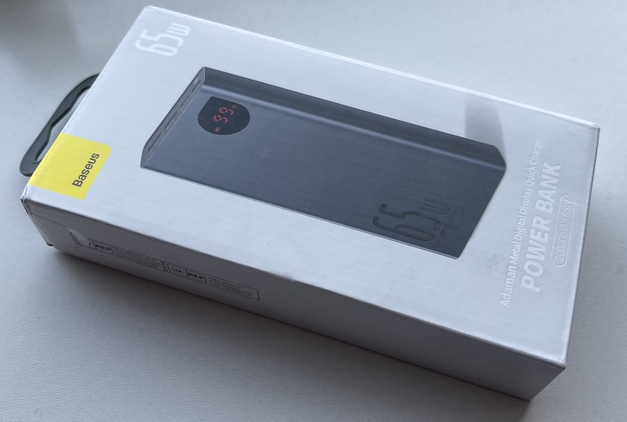 Baseus Adaman 65W Digital Power Bank review - All About Windows Phone