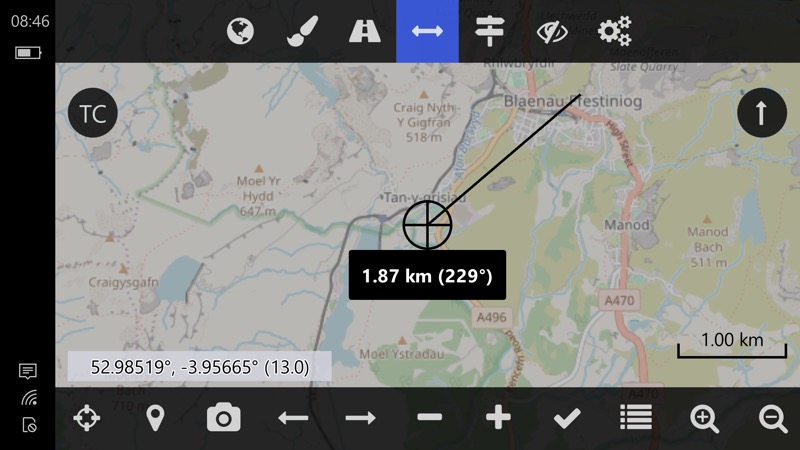 Screenshot, Cartograph Maps Pro UWP