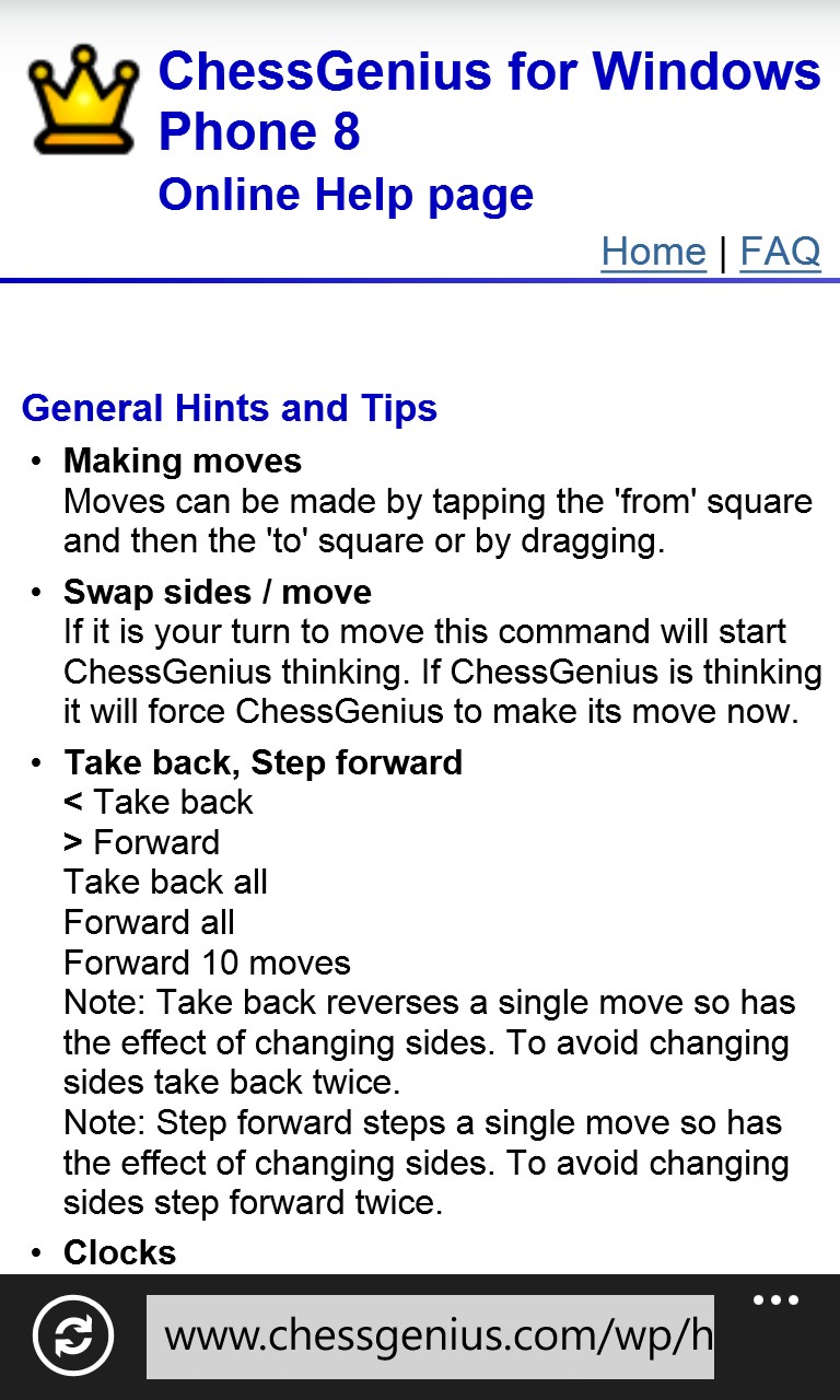 Screenshot, ChessGenius