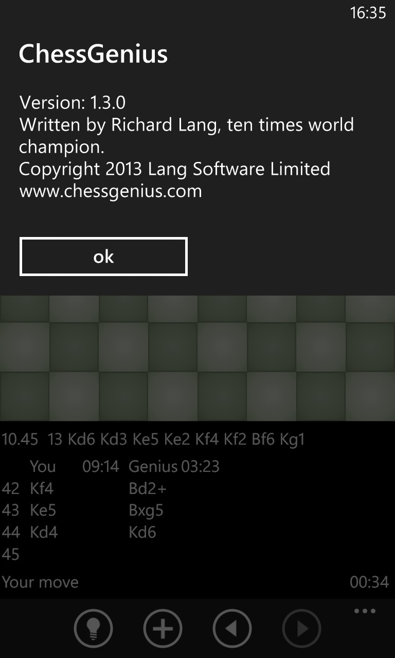 Screenshot, ChessGenius