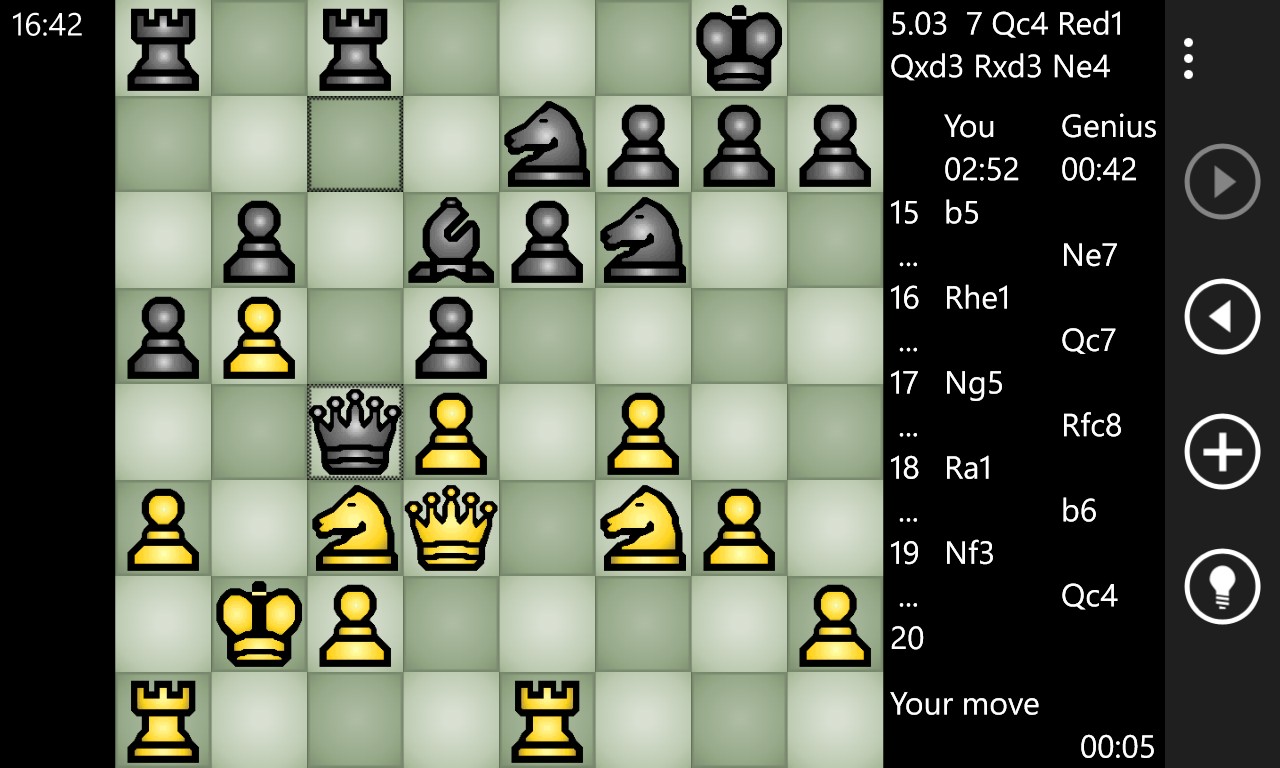 Screenshot, ChessGenius