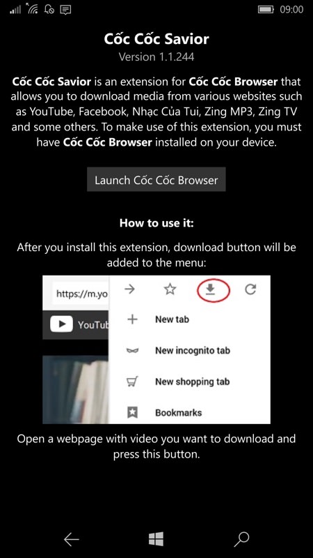 coc coc browser for windows 10