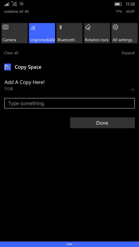 Copy Space screenshot