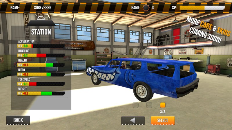 Screenshot, Demolition Derby Multiplayer UWP