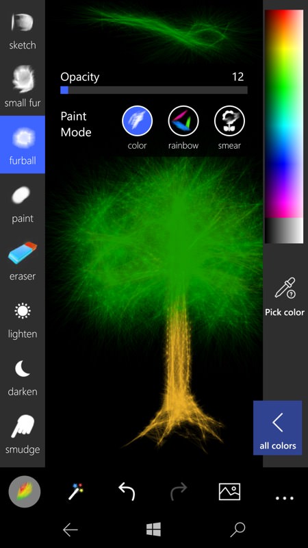 Screenshot, Fantasia Painter