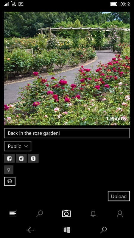 Fliky Flickr client screenshot