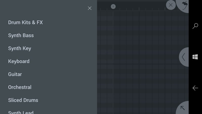 Screenshot, FL Studio Mobile 3