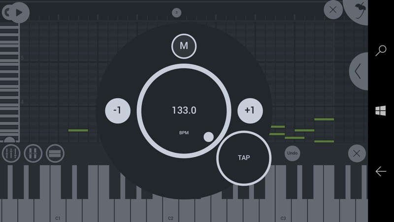 Screenshot, FL Studio Mobile 3