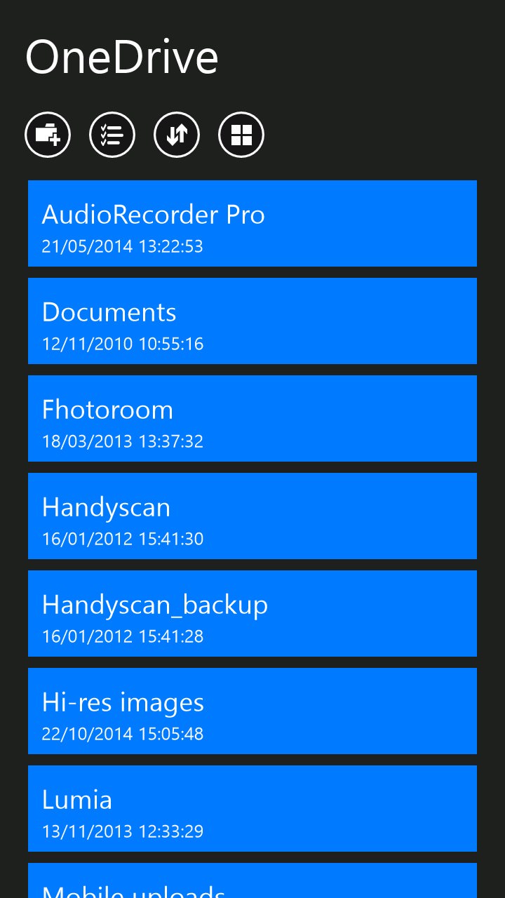 Screenshot, Folders Pro