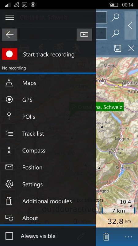 Screenshot, GeoMeterPro