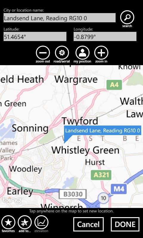 vectorial map windows phone