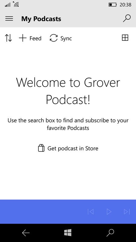 Screenshot, Grover Pro