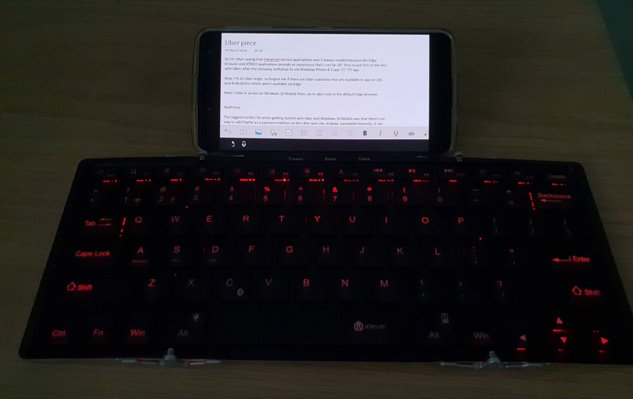 iClever Tri-fold keyboard