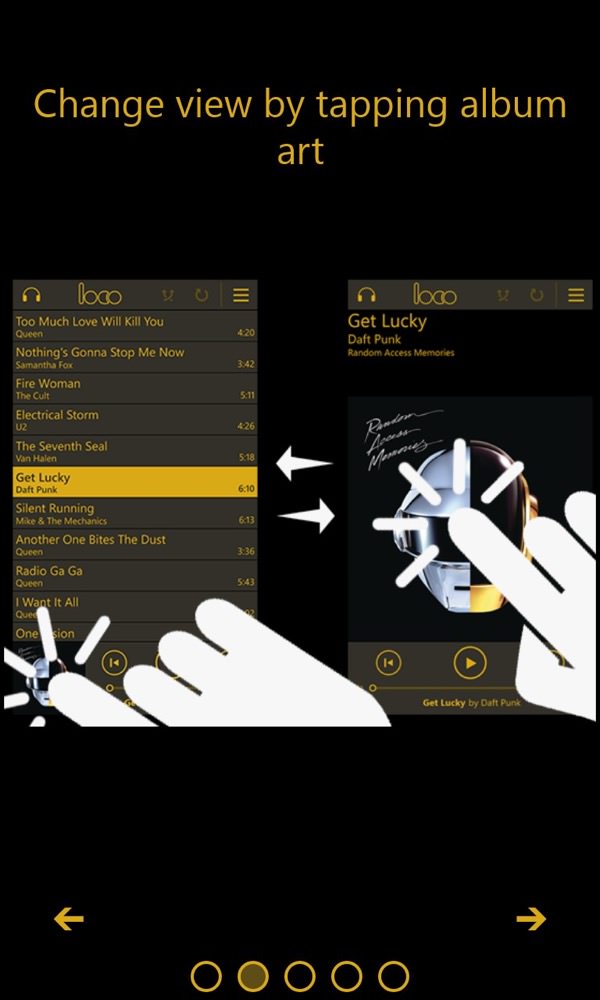 Screenshot, Loco Music Player