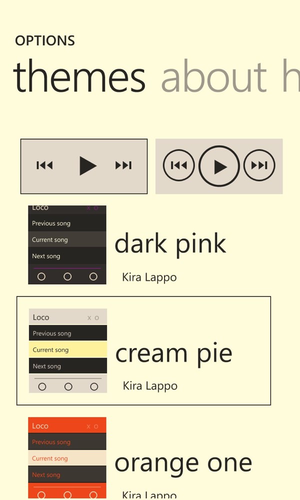 Screenshot, Loco Music Player