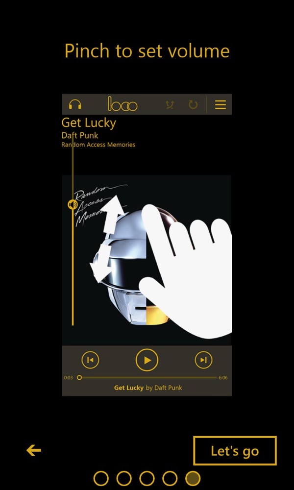 Screenshot, Loco Music Player