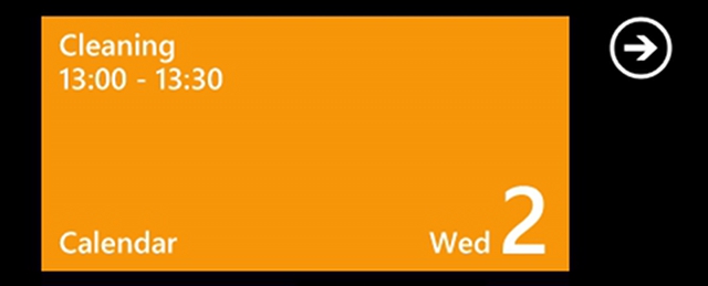 Window Phone 7 Calendar