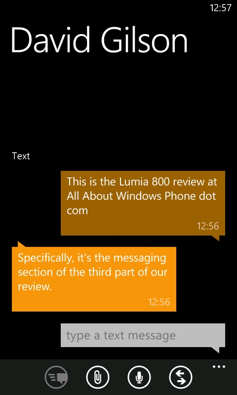 Windows Phone 7 Messaging