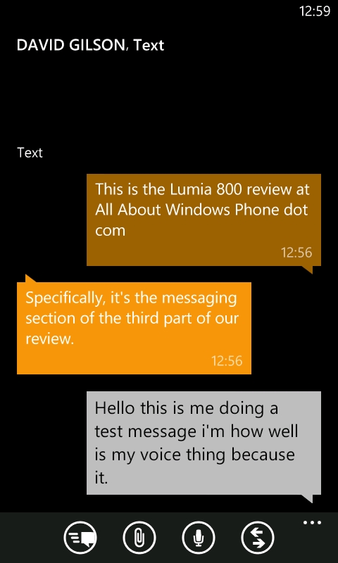 Windows Phone 7 Messaging