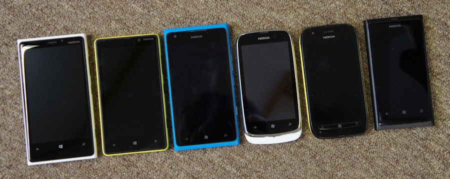 Lumia 820 family shot