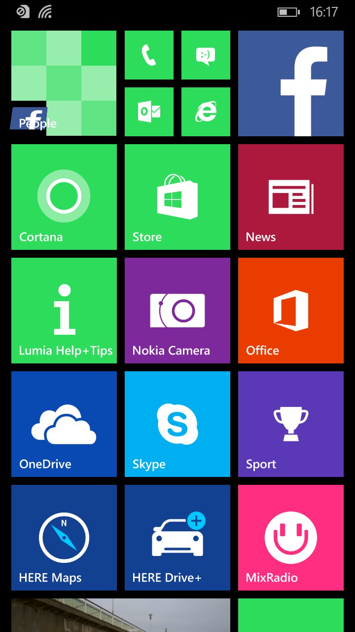 Nokia Lumia 830 screenshot