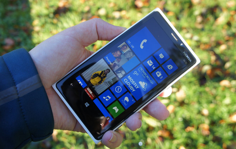 Lumia 920 outdoors screen