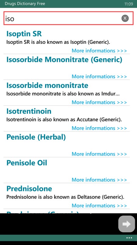 Screenshot, Medical app rundown