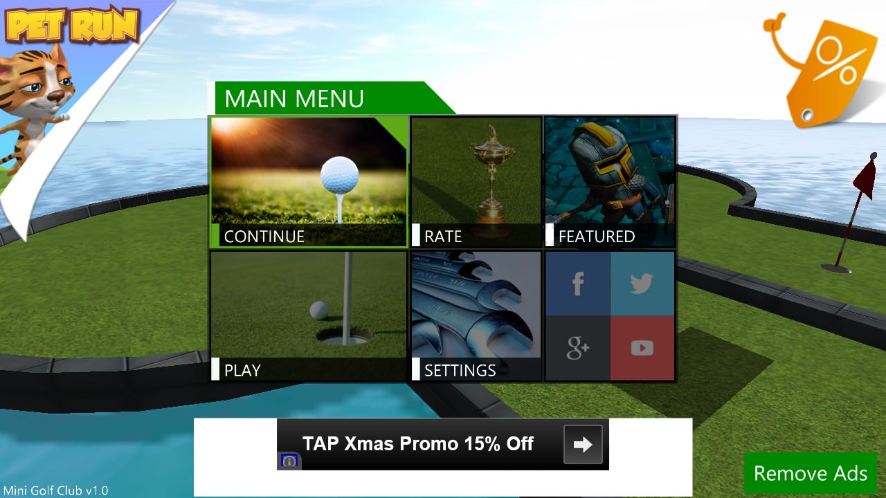 Screenshot, Mini Golf Club