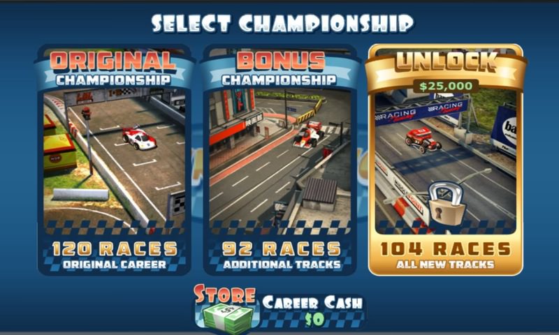 mini motor racing iphone