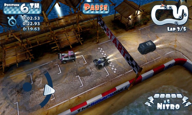 Screenshot, Mini Motor Racing