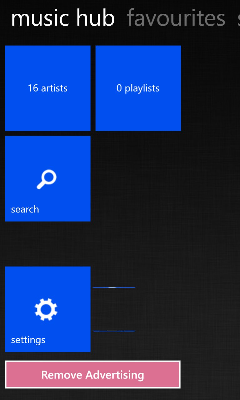 Screenshot, Music Now