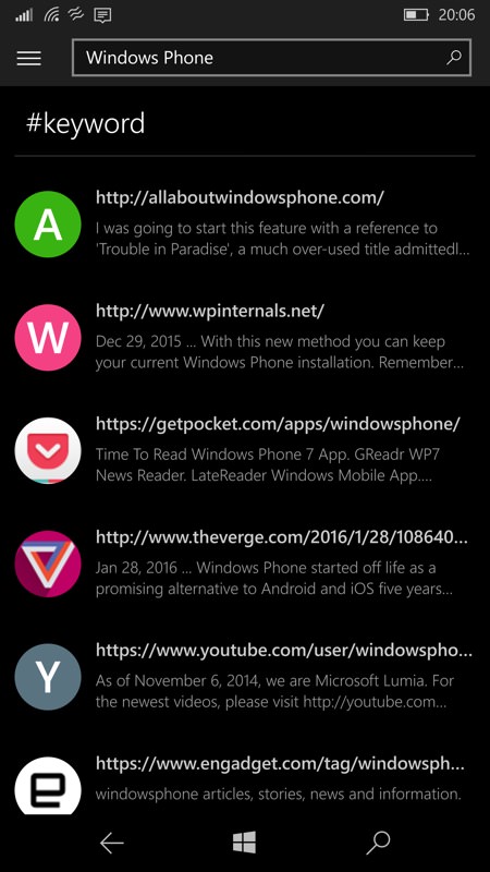 newsflow windows phone